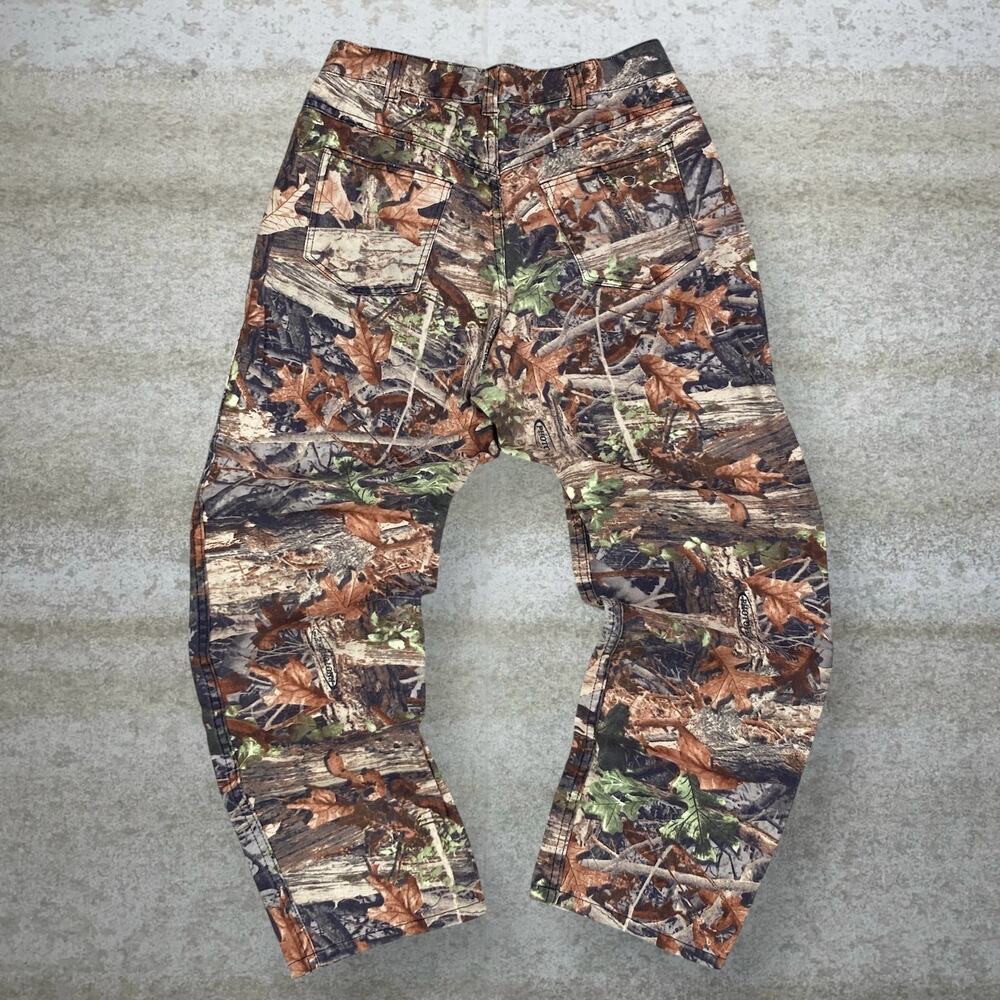 Vintage 90s Hunting Camo Jeans 32x30 Baggy Wide Leg Fit Denim Woodland